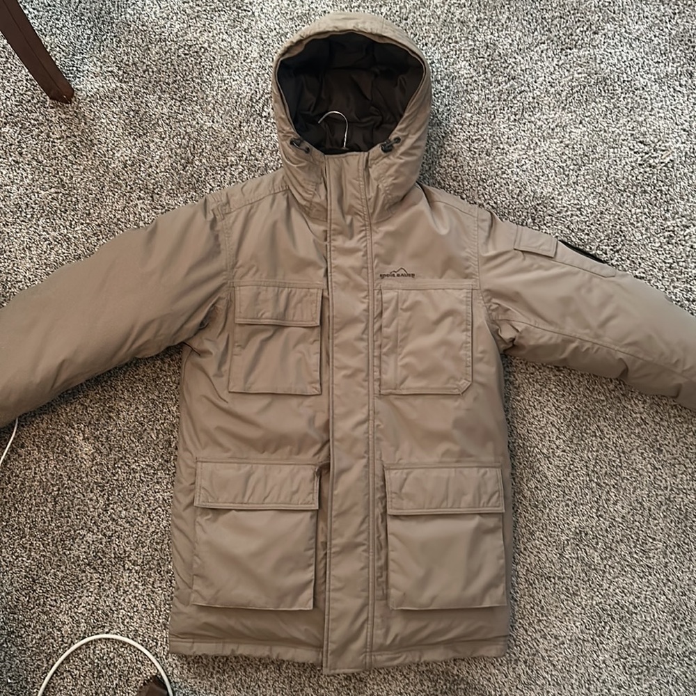 EUC Eddie Bauer Superior Down Parka, men's Medium